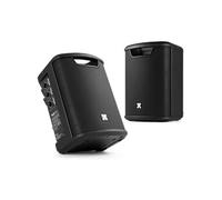 VONYX Pro X1A Pack de 2 Enceintes Bluetooth sur Batterie 500 W | Paire d'Enceintes Bluetooth avec Appairage Sans Fil, Batterie Intégrée et Lecteur MP3, Idéale pour Soirées et Animations