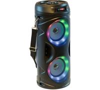 Party Light & Sound Enceinte Bluetooth nomade TEEN-VIBE à LEDS RGB sur batterie