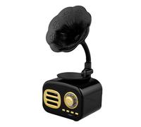 Enceinte Bluetooth - Phonographe Rétro Jukebox Radio Mini Portable Sans Fil Stéréo avec Son HD Bluetooth 4.1 Design Vintage pour Maison et Voyage