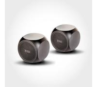 Enceinte Bluetooth PIZZI Mini Duo Noir - 2x3W - Batterie 300mAh - Autonomie 4h