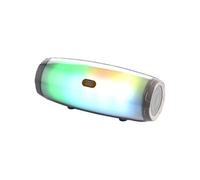 Enceinte Bluetooth Portable 5W Avec Lumière LED Dansante USB FM Subwoofer Gris