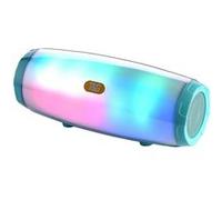 Enceinte Bluetooth Portable 5W Avec Lumière LED Dansante USB FM Subwoofer Vert YONIS Vert