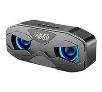Enceinte Bluetooth Portable 6D Son Surround- Lumière Ambiante Autonomie 12h Noir