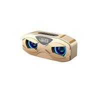 Enceinte Bluetooth Portable 6D Son Surround- Lumière Ambiante Autonomie 12h Or