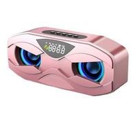 Enceinte Bluetooth Portable 6D Son Surround- Lumière Ambiante Autonomie 12h Rose YONIS Rose
