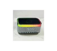 Enceinte Bluetooth portable avec charge sans fil 15 W, lumière d'ambiance LED, Bluetooth 5.3 et réveil à bruit blanc TWS pour la maison.