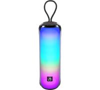 Enceinte Bluetooth Portable Avec Lumières Disco Rvb,Radio Fm,Lecture Usb Et Microsd,Batterie 1800 Mah,Microphone Intégré Et Entrée Aux - Enceinte De Fête Sans Fil Bt-X66