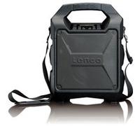 Platine vinyle Lenco Enceinte bluetooth portable avec radio fm et usb noir