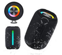 Enceinte Bluetooth Portable avec RGB Lumières - Bluetooth 5.3 - Basses Puissantes - 13H Étanche - IPX5