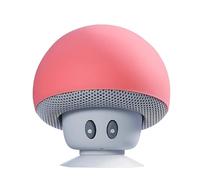 Enceinte Bluetooth portable avec ventouse, basses puissantes, portée 30 pieds, parfaite pour activités en extérieur ¿ Rouge
