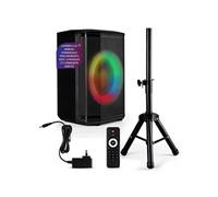 Pyle Enceinte Bluetooth Portable - Batterie Rechargeable - Lumières LED