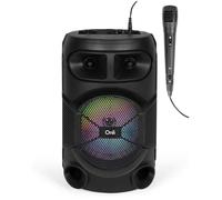 Enceinte Bluetooth 5.0 Leds RGB Portable - Party Karaoke - Bluetooth 5.0 - Micro Filaire Inclus