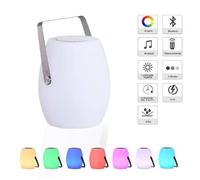 Enceinte Bluetooth Portable lumineuse multicolore haut-parleur bluetooth sans fil LED 6 W télécommande incluse