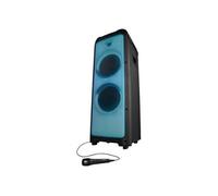 Enceinte Bluetooth portable - MD44232 - 2x80W RMS - Micro - Karaoke - DJ Pads - Light Show - Noir