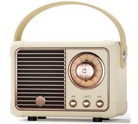 Enceinte Bluetooth Portable Mini Enceinte Bluetooth Vintage Port Clé USB/AUX/TF Carte Decoration Chambre Deco Chambre Ado Fille