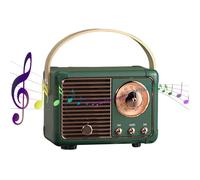 Enceinte Bluetooth Portable, Mini Enceinte Bluetooth Vintage, Port Clé USB/AUX/TF Carte, Decoration Chambre Deco Chambre