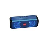 Enceinte Bluetooth Portable Mini RGB Lumineuse Double Haut-Parleurs Subwoofer Autonomie 10H Bleu