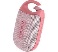 Enceinte Bluetooth portable NO vec application, mode Beat, 24 heures d'autonomie, étanchéité IP68, Bluetooth 5.3, rose