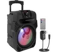Enceinte Bluetooth Portable - - 400 W - noir - lumières LED disco clignotantes multicolores