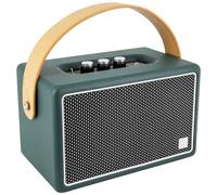 Enceinte Bluetooth Portable Retro 2 Voies Verte Konex K-Two Green - 50W RMS - Design en Cuir Synthétique Vert - Autonomie de 20h - Entrée AUX - USB.- Élégance et Performance Audio.