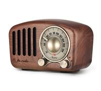 Enceinte Bluetooth portable, revivez l'âge d'or avec son design en noyer noir naturel, idéale pour votre prochaine aventure ou une soirée détente
