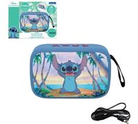 Enceinte Bluetooth portable Stitch avec finition en tissu