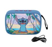 Lexibook, Disney Stitch, Enceinte Portable Bluetooth, sans-Fil, USB-C, Carte SD/TF, Batterie Rechargeable, Bleu, BT018D