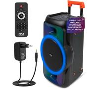 Enceinte Bluetooth Portable, Système Pa Et Machine À Karaoké Avec Woofer 30 Cm, Tws, 160 W, Batterie Rechargeable, Entrée Micro, Usb/Sd/Bt/Fm Radio, Lumières Led, Usage Intérieur/Extérieur