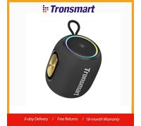 Enceinte Bluetooth portable Tronsmart T8 Mini avec son à 360 degrés, 20h d'autonomie, étanche IPX7, contrôle par application pour le camping Grey T8 Mini