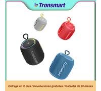 Enceinte Bluetooth portable Tronsmart T8 Mini avec son à 360 degrés, 20h d'autonomie, étanche IPX7, contrôle par application pour le camping Red T8 Mini