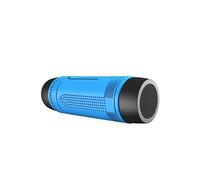 Enceinte Bluetooth Portable Waterproof Powerbank 4000mah Lampe Torche Bleu YONIS