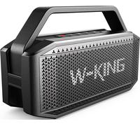 Enceinte Bluetooth Puissante, 60W(100W Peak) Portable Haut-Parleur Bluetooth étanche Chantier sans Fil, Basses Profondes/Batterie externe/appairage/40H/TF/AUX/EQ, Grand Fête Extérieur Boombox