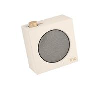 - Enceinte Bluetooth Rainbow Cube, Son Clair et Equilibré, Puissance 5 W - Blanc Ivoire