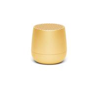 Enceinte bluetooth rechargeable en aluminium jaune clair