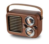 Enceinte Bluetooth Rétro Multifonctionnelle Design Bois Signal Stable 1200mAh YONIS
