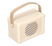 Enceinte Bluetooth Rétro sans Fil, Haut-parleur Portable 5.1 Pouces, pour | Son dynamique stéréo, Design vintage bois, Connexion Bluetooth 5.1, Mini chaîne audio décorative