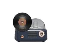 Enceinte Bluetooth Rétro Vinyle Ambiance Lumineuse Aromathérapie Son Stéréo Haute Fidélité Bleu