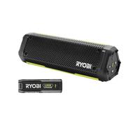 RYOBI - Enceinte Bluetooth sans-Fil 4 Volts - Portable et étanche (IP67) - Batterie 2 Ah USB Lithium Longue durée - RS4-120G
