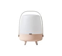 Enceinte bluetooth sans fil avec lampe led intégrée rose lpslr