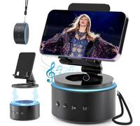 Enceinte Bluetooth sans fil avec support de téléphone - Portable intérieur/extérieur et utilisation de bureau, compatible avec iPhone/iPad/Samsung Galaxy - Cadeau d'anniversaire pour homme, femme