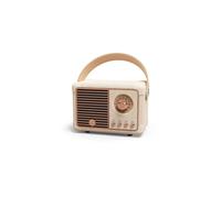 Enceinte Bluetooth sans fil créative rétro HM11, mini enceinte portable basse en acier, haut-parleur
