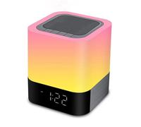 Enceinte Bluetooth Sans Fil Multifonction Avec Réveil Lampe De Chevet Tactile YONIS