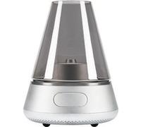 Enceinte bluetooth sans fil rechargeable avec porte bougie silver Kooduu nordiclightpros G