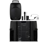 Enceinte Bluetooth SONO portable sans fil 700W Stéréo PARTY KARAOKE TWS- 2 MICROS UHF