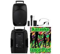Enceinte Bluetooth SONO portable sans fil 700W Stéréo PARTY KARAOKE TWS- 2 MICROS UHF HQ