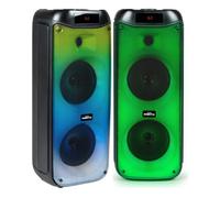 Enceinte Bluetooth SONO portable sans fil KARAOKE TYPE JBL Effets LED RGB 200W USB MICRO SD MEGA BASS party + MICRO FILAIRE