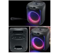 Enceinte Bluetooth SONO portable sans fil Stéréo KARAOKE TYPE JBL Effets LED TWS 150W USB PARTY BOX + MICRO FILAIRE