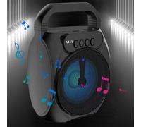 Enceinte Bluetooth spéciale rentrée scolaire, chaîne stéréo portable d'extérieur, carte mémoire, clé USB, avec lumières de course colorées,