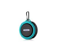 Enceinte bluetooth sport pour wiko y81 smartphone ventouse haut-parleur micro waterproof (bleu)