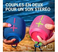 Enceinte bluetooth stéréo Ultimate Ears WONDERBOOM 3, son 360°, basses profondes, étanche IP67 pour extérieur